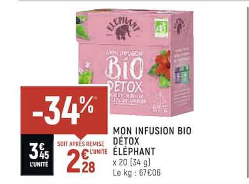 mon infusion bio détox éléphant