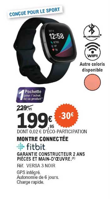 montre connectée fitbit