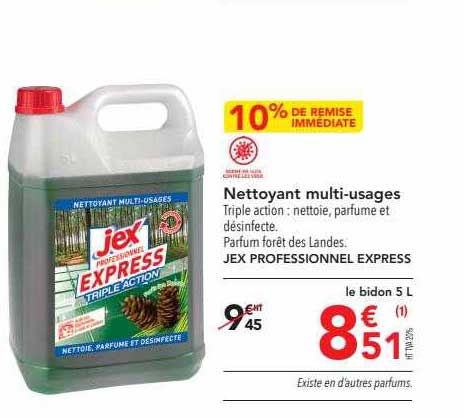 nettoyant multi-usages jex professionnel express