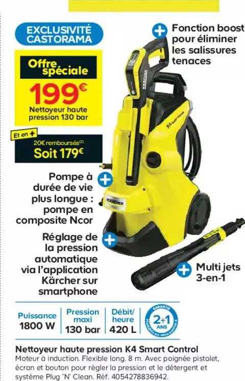 nettoyeur haute pression k4 smart control