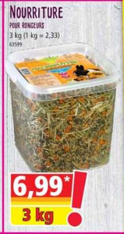 nourriture pour rongeurs