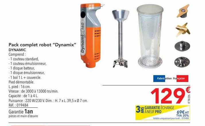 Pack Complet Robot "dynamix" Dynamic