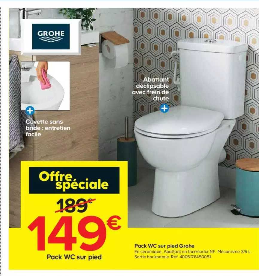 Pack Wc Sur Pied Grohe