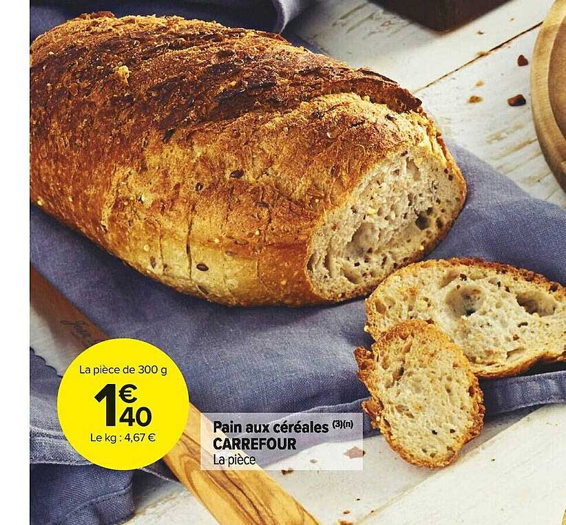 Pain Aux Céréales Carrefour