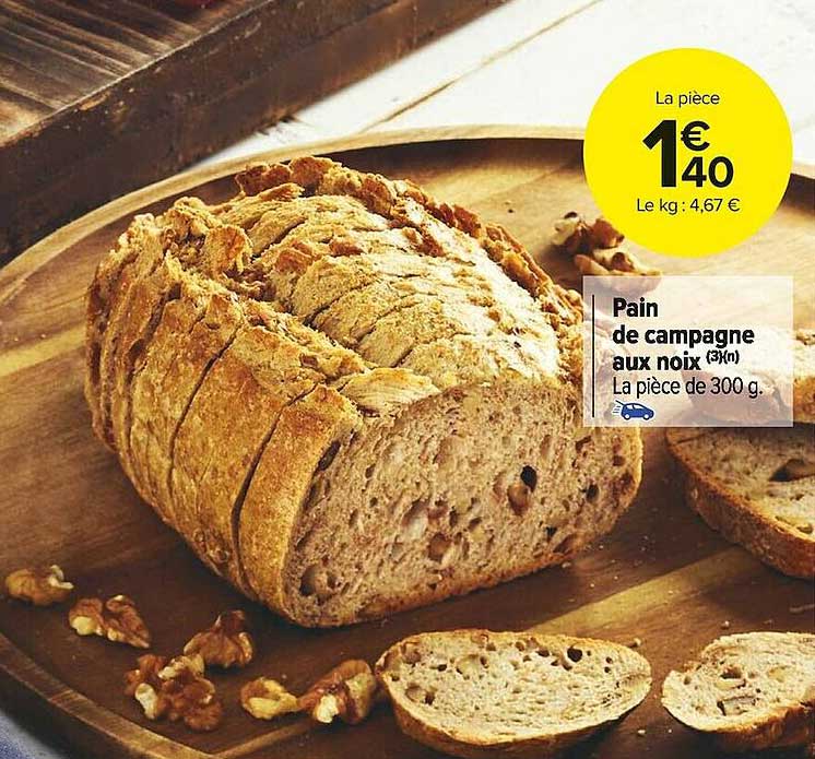 Pain De Campagne Aux Noix