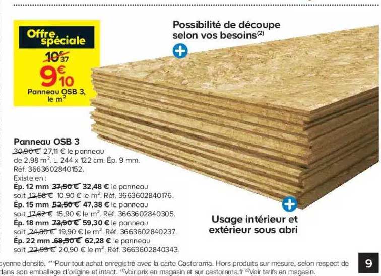 Panneau Osb 3