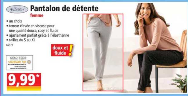 pantalon de détente elleNor
