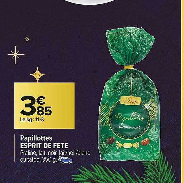 papillotes esprit de fête