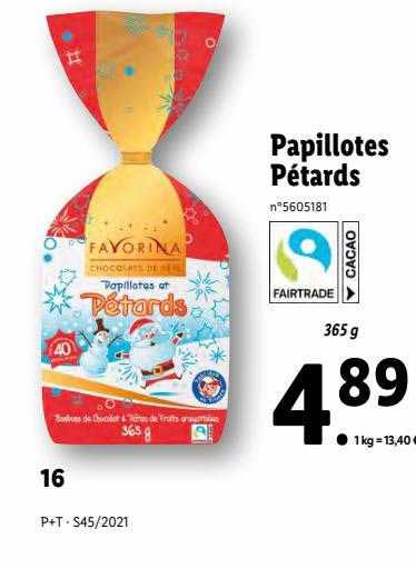 Papillotes Pétards Favorina