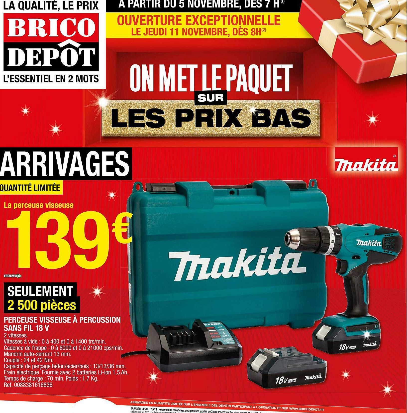 Perceuse Visseuse à Percussion Sans Fil 18 W