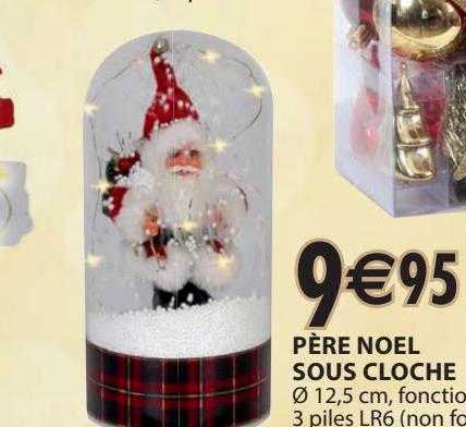 Père Noël Sous Cloche