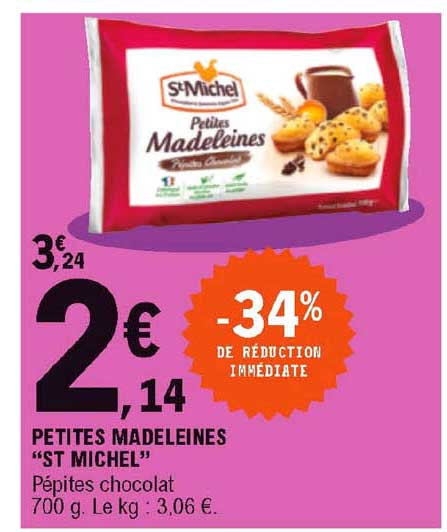 petites madeleines "st michel"