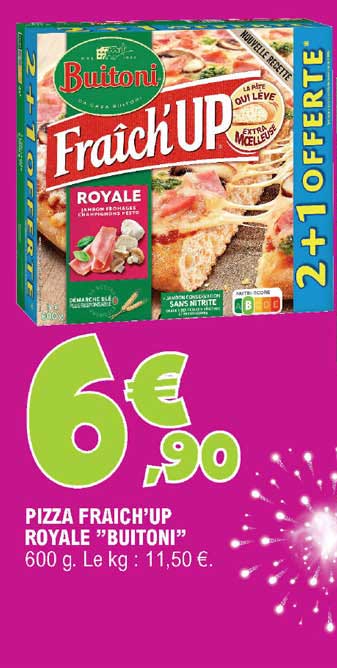pizza fraîch'up royale "buitoni"
