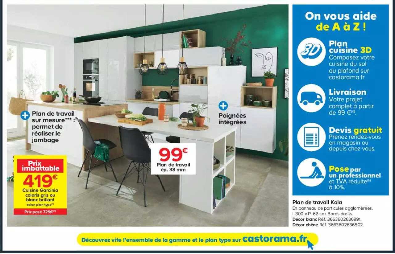 plan de travail kala