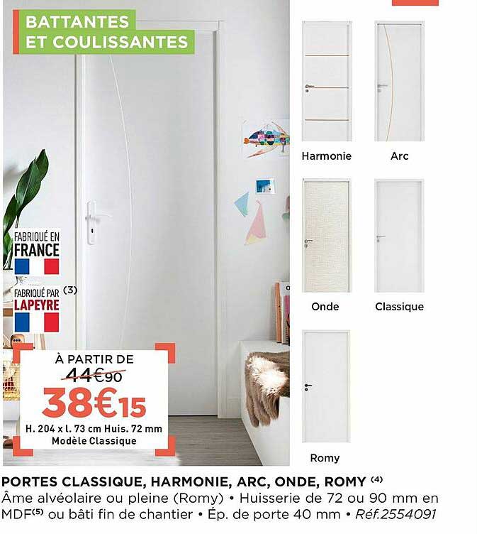 portes classique, harmonie, arc, onde, romy