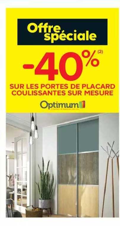 portes de placard coulissantes sur mesure optimum