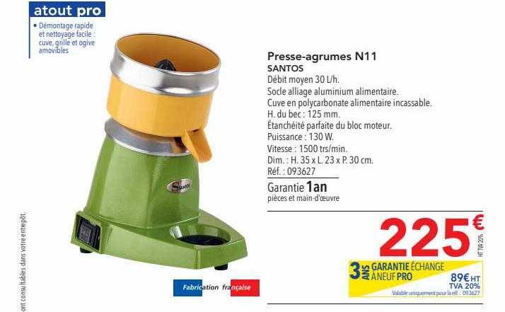 presse-agrumes n11 santos
