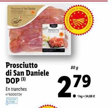 Prosciutto Di San Daniele Dop