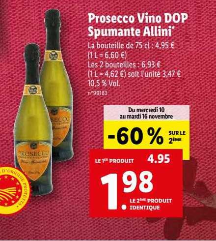 prosecco vino dop spumante allini
