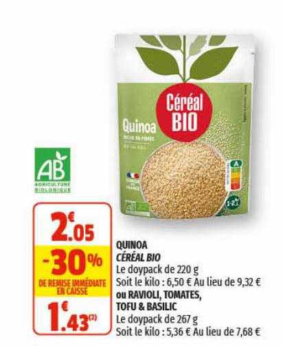 Quinoa Céréal Bio