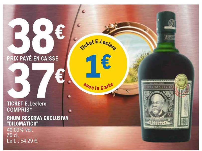 Rhum Reserva Exclusiva "diplomatico"