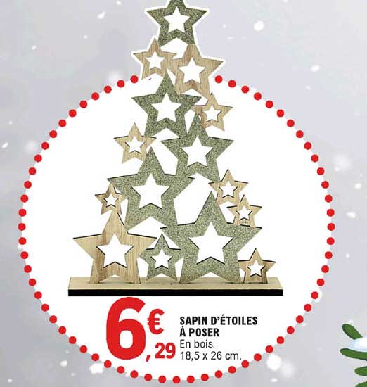Sapin D'étoiles à Poser