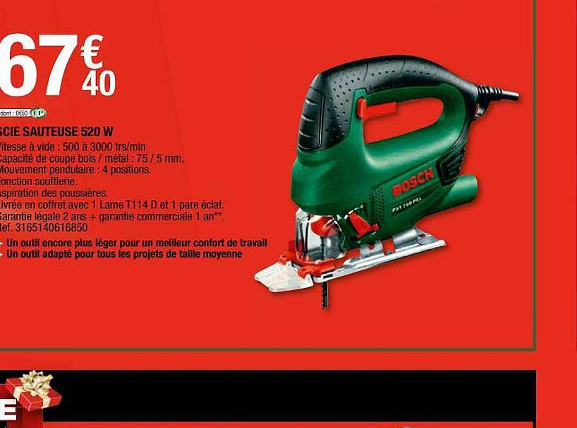 Scie Sauteuse 520 W Bosch