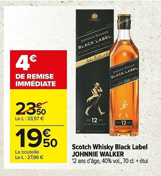scotch whisky black label johnnie walker