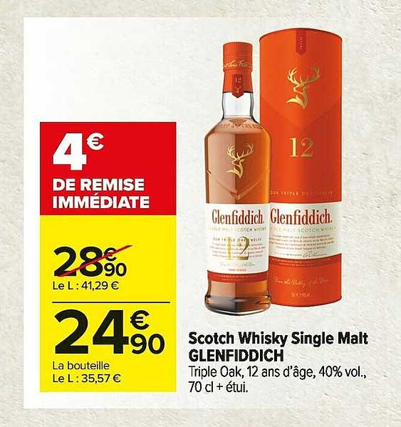scotch whisky single malt glenfiddich