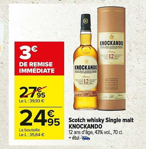 Scotch Whisky Single Malt Knockando