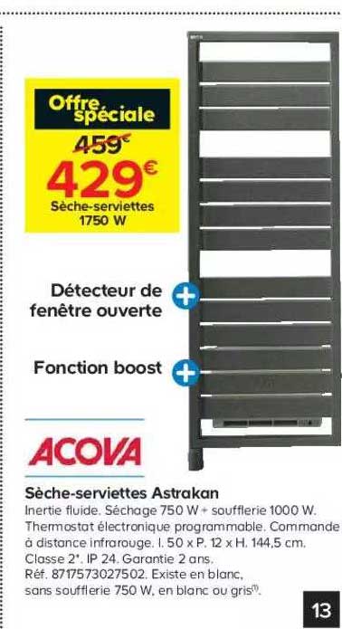 Sèche-serviettes Astrakan Acova