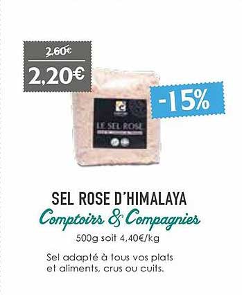 Sel Rose D'himalaya Comptoirs & Compagnies