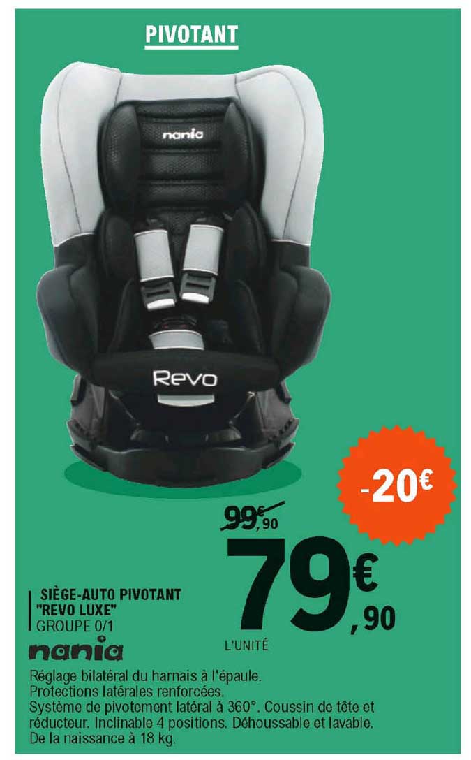 siège-auto picotant "revo luxe" nania