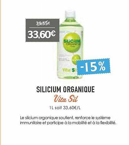 silicium organique vita sil