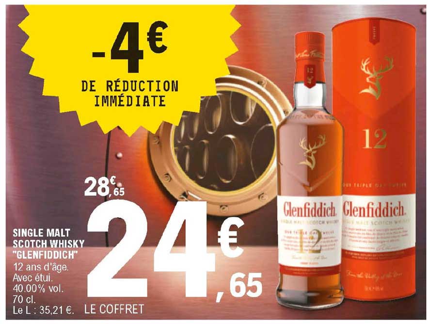 Single Malt Scotch Whisky "glenfiddich"