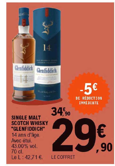 single malt scotch whisky "glenfiddich"