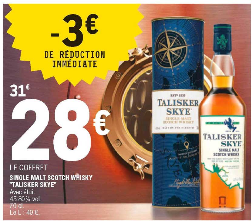 single malt scotch whisky "talisker skye"