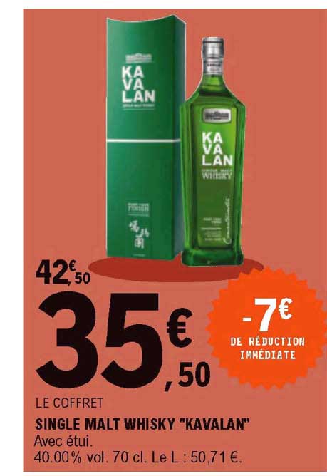 single malt whisky "kavalan"
