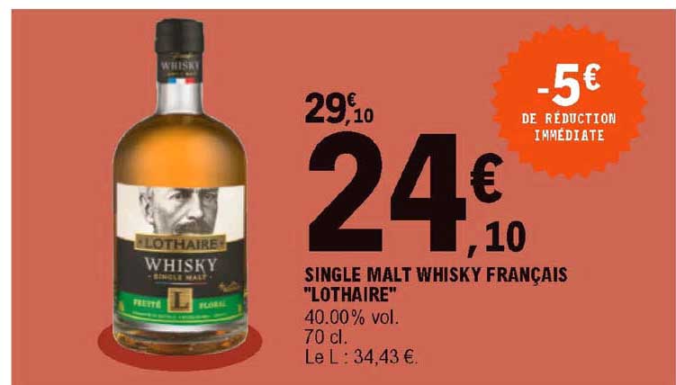 single malt whisky français "lothaire"