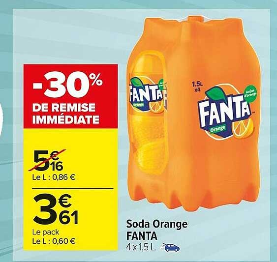 Soda Orange Fanta
