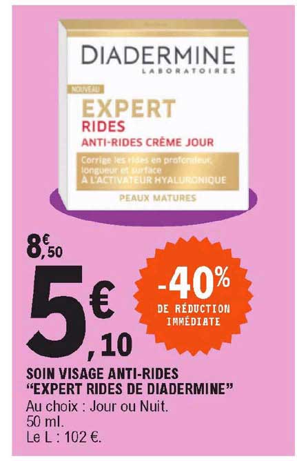 soin visage anti-rides "expert rides de diadermine"