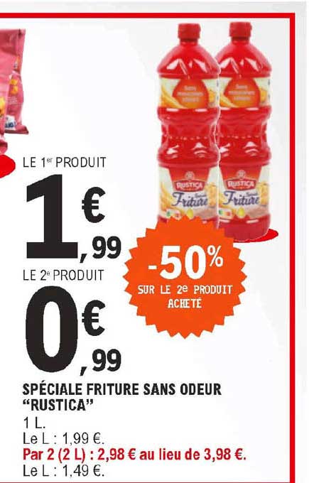 spéciale friture sans odeur "rustica"