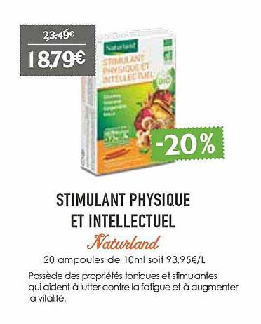 stimulant physique et intellectuel naturland