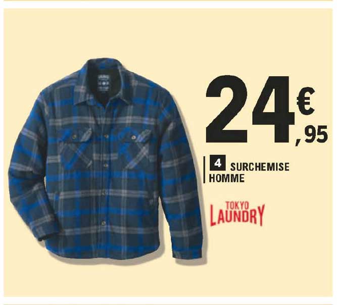 surchemise homme tokyo laundry