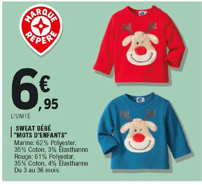 sweat bébé "mots d'enfants"