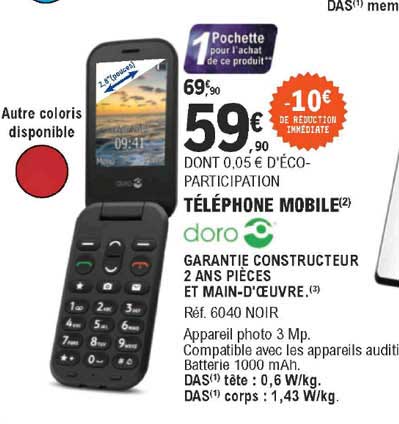 téléphone mobile doro