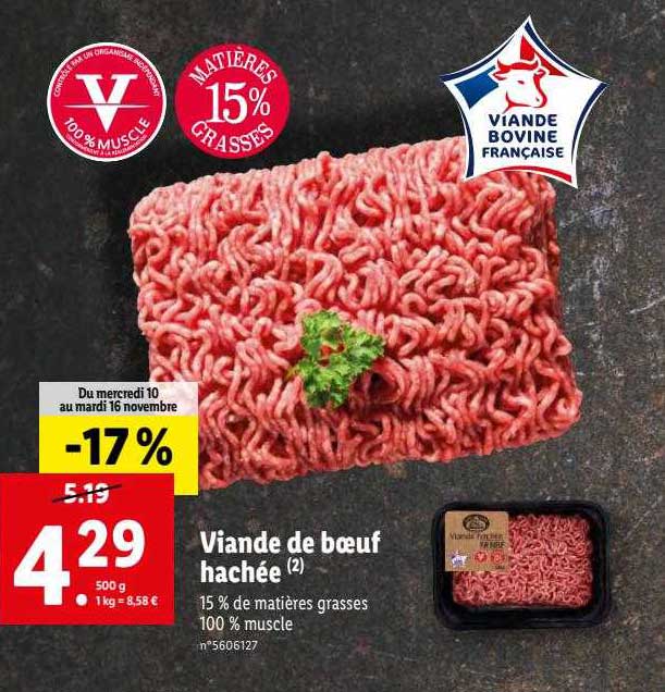 Viande De Bœuf Hachée