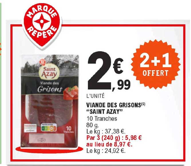 viande des grisons "saint azay"