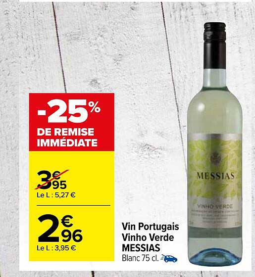 vin portugais vinho verde messias