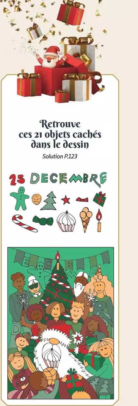 21 objets cachés dans le dessin